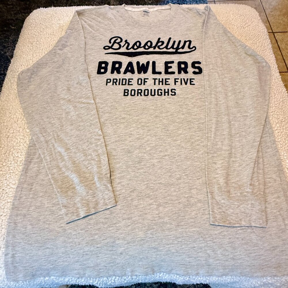 Old Navy Brooklyn Brawlers Graphic Long-Sleeve Shirt – XXL Tall